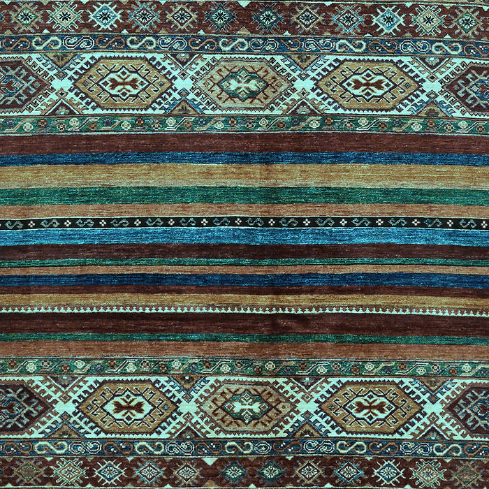 Abstract Light Blue Modern Rug, abs600lblu