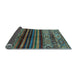 Sideview of Abstract Light Blue Modern Rug, abs600lblu