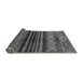 Sideview of Abstract Gray Modern Rug, abs600gry