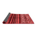 Abstract Red Modern Area Rugs