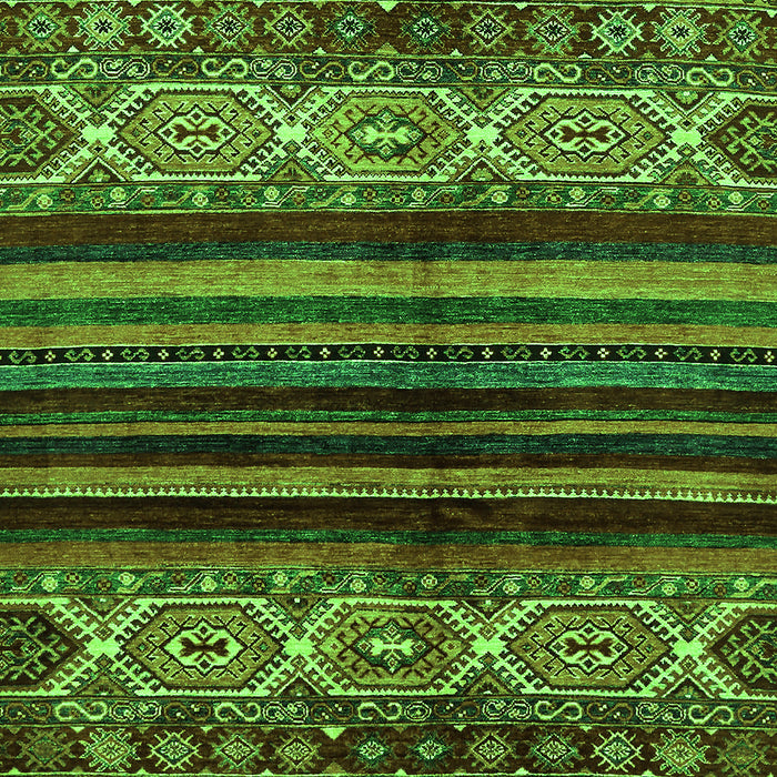 Machine Washable Abstract Green Modern Area Rugs, wshabs600grn