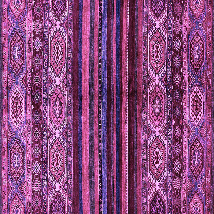 Square Abstract Purple Modern Rug, abs600pur