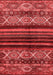 Abstract Red Modern Area Rugs