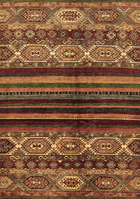 Abstract Brown Modern Rug, abs600brn