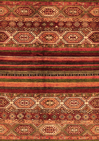 Abstract Orange Modern Rug, abs600org