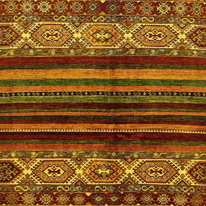 Abstract Yellow Modern Rug, abs600yw