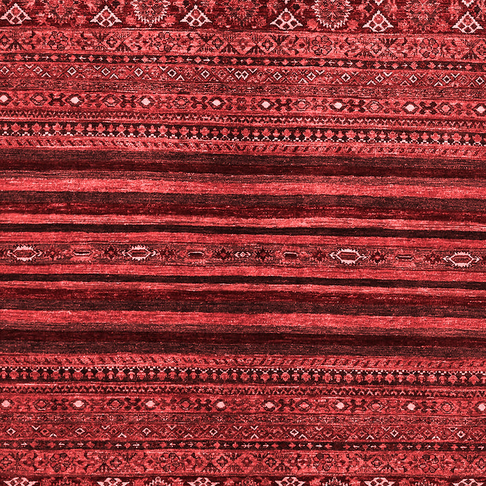 Machine Washable Abstract Red Modern Rug, wshabs601red