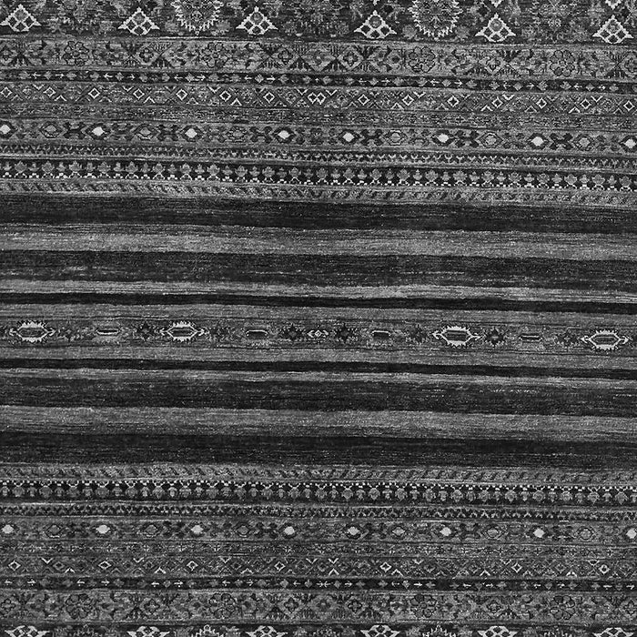 Machine Washable Abstract Gray Modern Rug, wshabs601gry