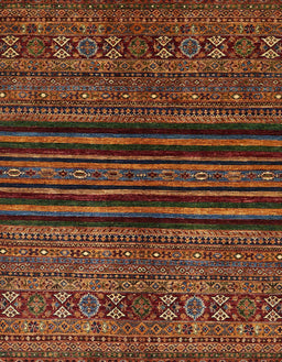 Abstract Light Brown Modern Rug, abs601