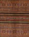 Abstract Light Brown Modern Rug, abs601