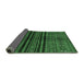 Sideview of Abstract Emerald Green Modern Rug, abs601emgrn