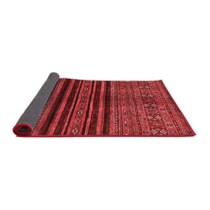 Abstract Red Modern Area Rugs