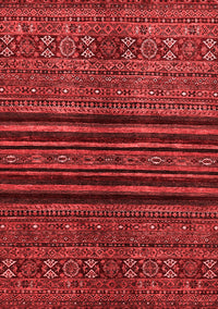 Abstract Red Modern Rug, abs601red