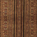 Square Abstract Brown Modern Rug, abs601brn