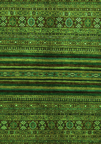 Abstract Green Modern Rug, abs601grn