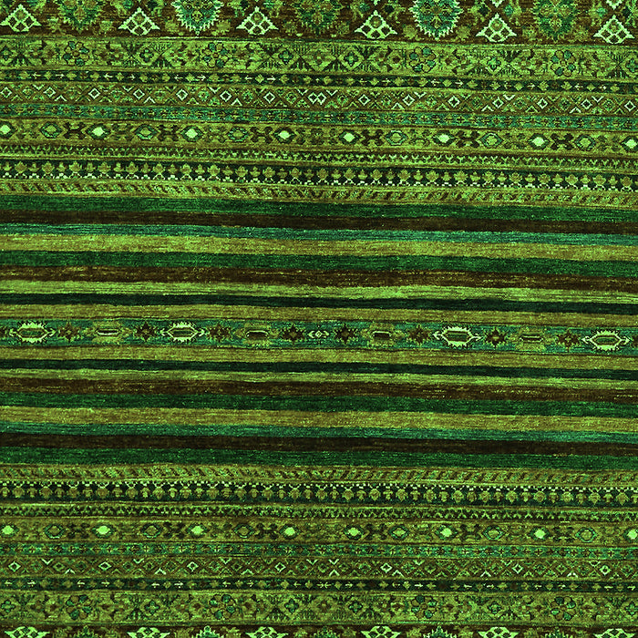 Abstract Green Modern Rug, abs601grn