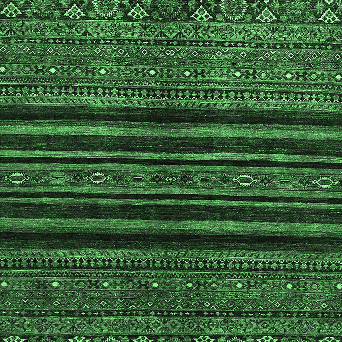 Abstract Emerald Green Modern Rug, abs601emgrn
