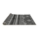 Sideview of Abstract Gray Modern Rug, abs602gry