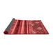 Abstract Red Modern Area Rugs