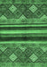 Abstract Emerald Green Modern Rug, abs602emgrn