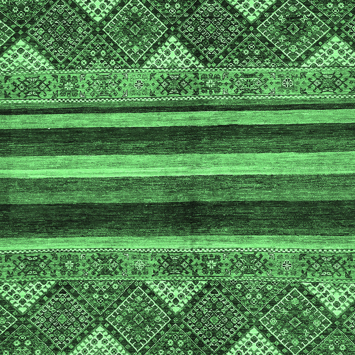 Abstract Emerald Green Modern Rug, abs602emgrn