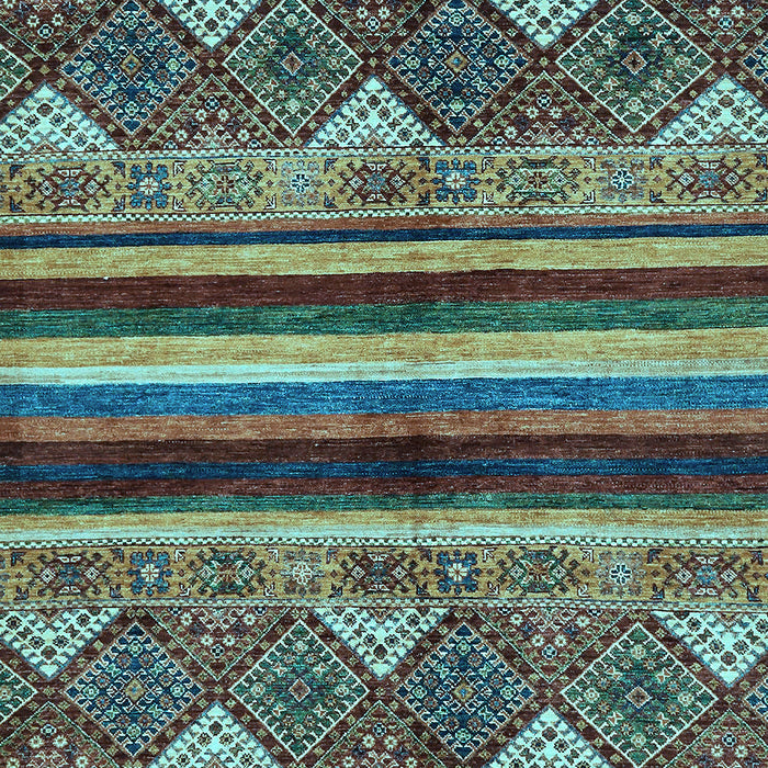 Abstract Light Blue Modern Rug, abs602lblu