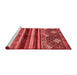 Modern Red Washable Rugs