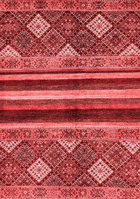 Abstract Red Modern Rug, abs602red