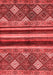 Abstract Red Modern Area Rugs