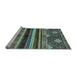 Sideview of Machine Washable Abstract Light Blue Modern Rug, wshabs602lblu