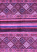 Machine Washable Abstract Purple Modern Area Rugs, wshabs602pur