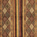 Square Abstract Brown Modern Rug, abs602brn