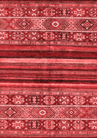 Abstract Red Modern Rug, abs603red