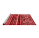 Modern Red Washable Rugs