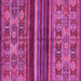 Square Abstract Pink Modern Rug, abs603pnk