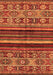 Abstract Orange Modern Rug, abs603org