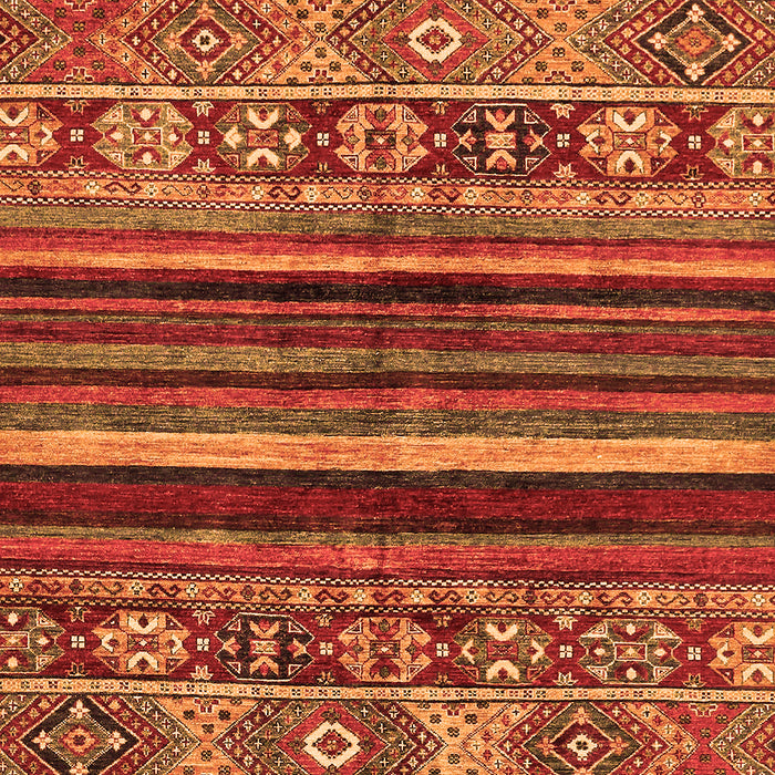 Abstract Orange Modern Rug, abs603org