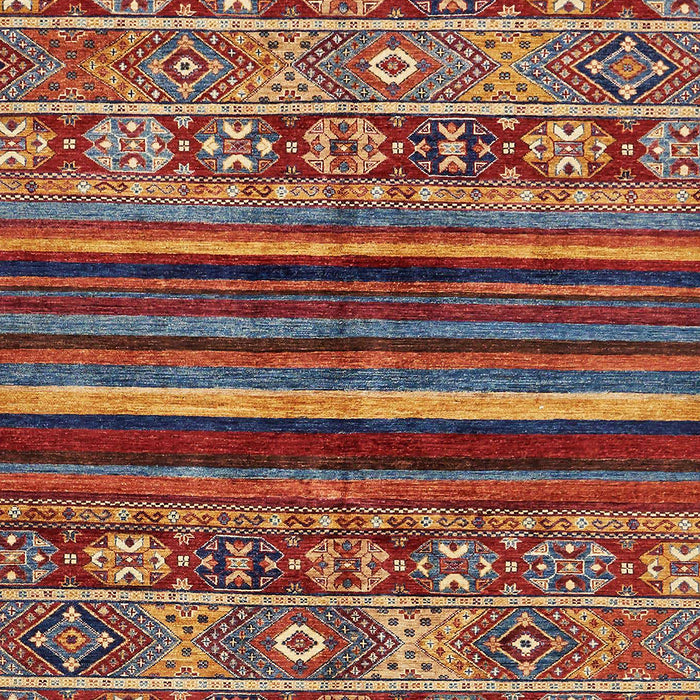 Abstract Red Modern Rug, abs603