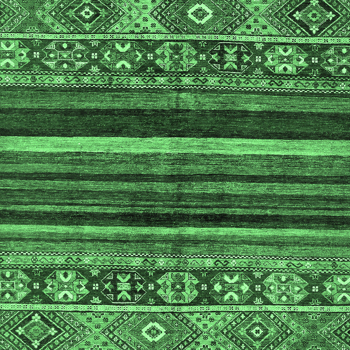 Abstract Emerald Green Modern Rug, abs603emgrn