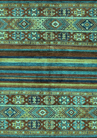 Abstract Turquoise Modern Rug, abs603turq