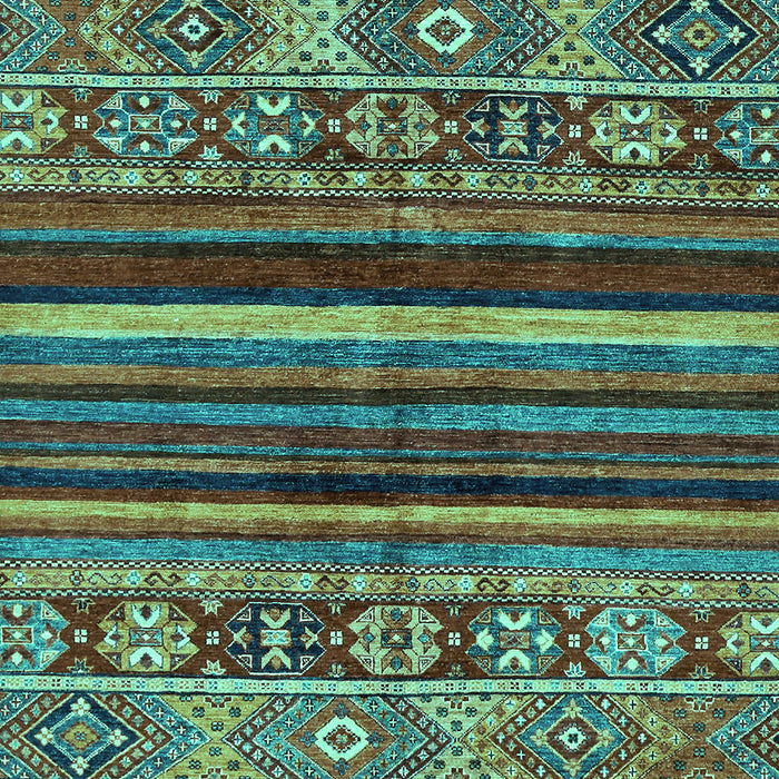 Abstract Turquoise Modern Rug, abs603turq