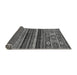 Sideview of Abstract Gray Modern Rug, abs603gry