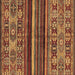 Square Abstract Brown Modern Rug, abs603brn