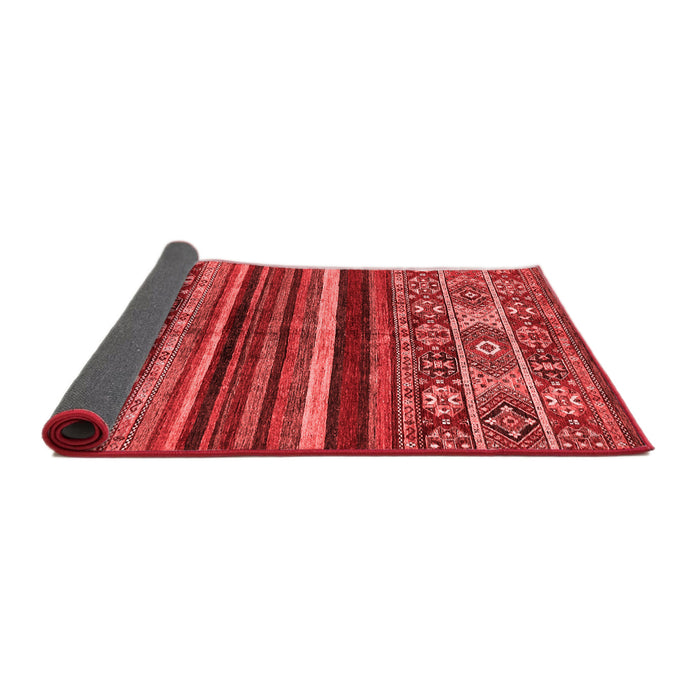 Abstract Red Modern Area Rugs