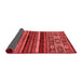 Abstract Red Modern Area Rugs