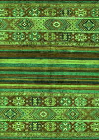 Abstract Green Modern Rug, abs603grn