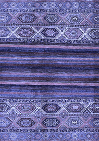 Abstract Blue Modern Rug, abs604blu