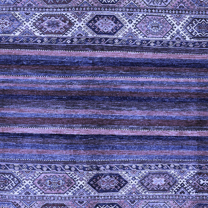 Abstract Blue Modern Rug, abs604blu