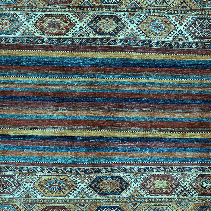 Abstract Light Blue Modern Rug, abs604lblu