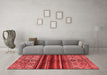 Modern Red Washable Rugs